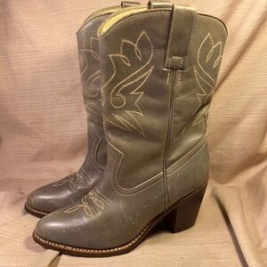 Nocona Paris,TX Leather cowboy boots super quality